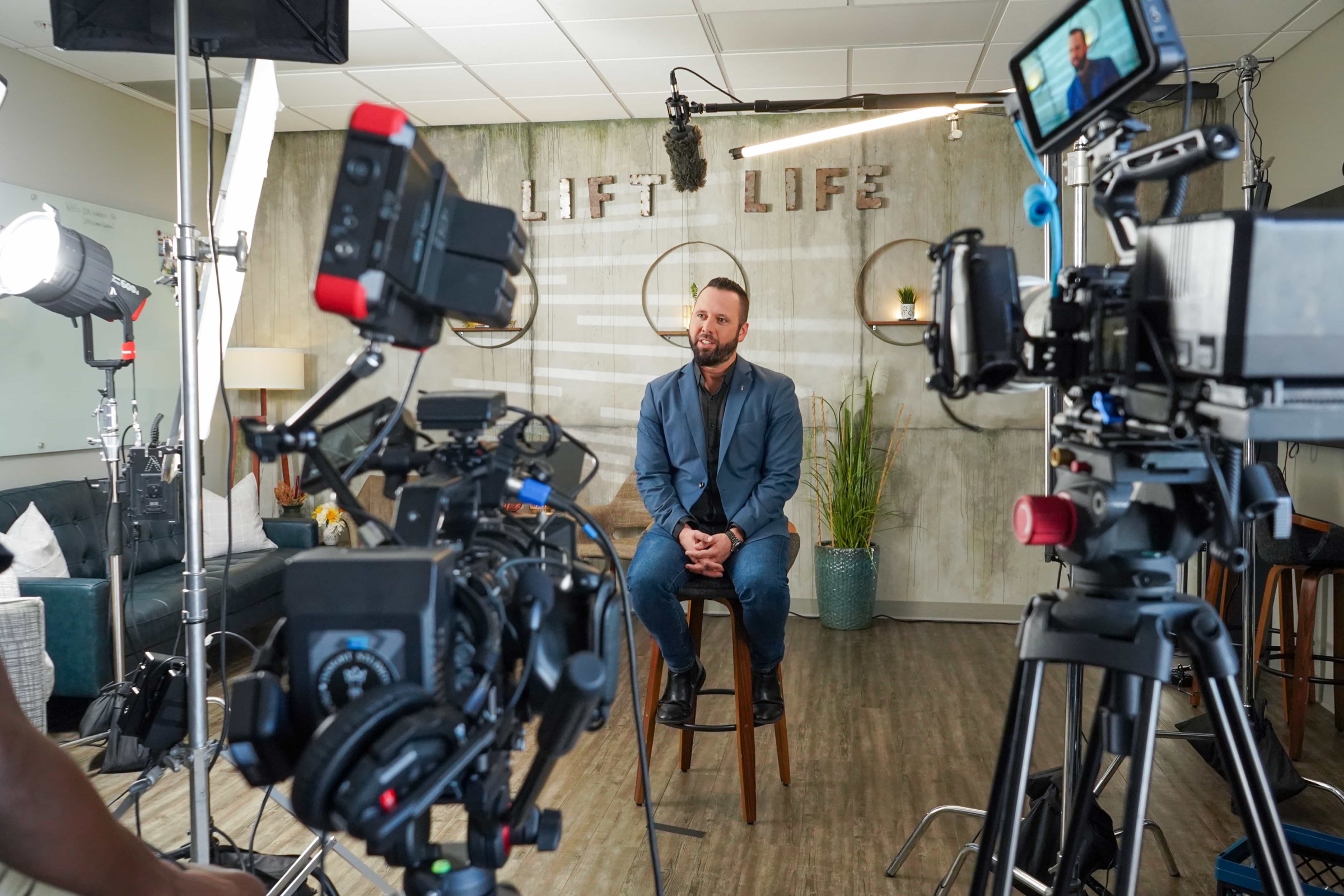 Behind the scenes